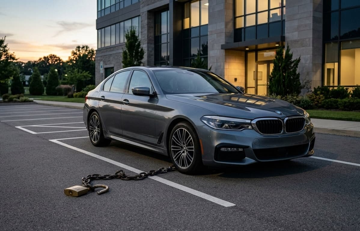 Визнання права власності на заставний автомобіль та зняття численних арештів